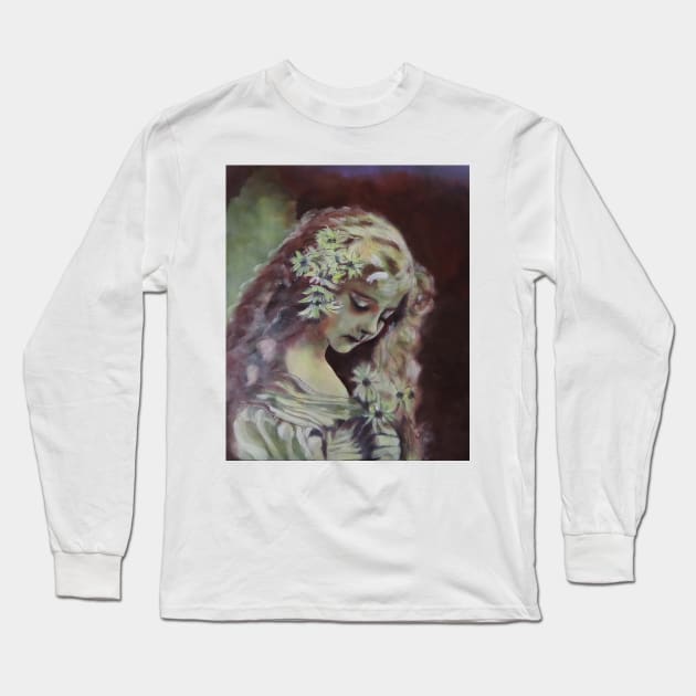 Vintage - Original Acrylic Painting Long Sleeve T-Shirt by Krusty